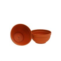 Produkt Miska plastikowa R terakota Ø13cm, 10 sztuk