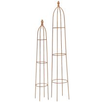 Produkt Krata metalowa Rust Look Obelisk 69/86cm Zestaw 2 szt.
