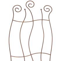 Produkt Metalowa kratka ogrodowa o zakrzywionym kształcie do roślin pnących, 110 cm