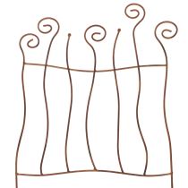 Produkt Kratka, pomoc do wspinania się, metalowa, wygięta, artystyczna dekoracja ogrodu, 72 cm