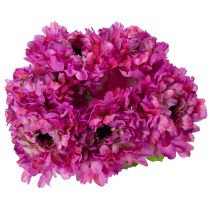 Produkt Sztuczny kwiat ranunculus, szczegółowa replika do dekoracji salonu i biura, 55 cm, 6 sztuk