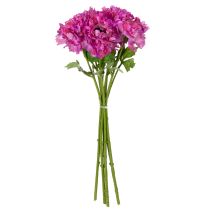 Produkt Sztuczny kwiat ranunculus, szczegółowa replika do dekoracji salonu i biura, 55 cm, 6 sztuk