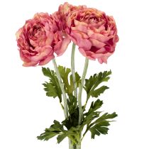 Produkt Sztuczny ranunculus jako bukiet do eleganckiej i łatwej w pielęgnacji dekoracji, 51 cm, 3 szt.