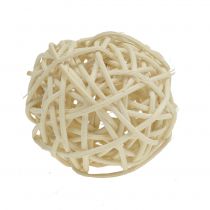 Produkt Kula rattanowa bielona Ø4cm 24 szt