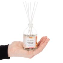 Produkt Dyfuzor zapachowy do pomieszczeń o egzotycznym zapachu kokosa i mango zapewniający długotrwałą świeżość w domu, 19 cm, 2 sztuki