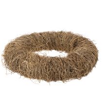 Produkt Wieniec z naturalnego materiału, naturalny wianek dekoracyjny do projektów DIY, 35 cm