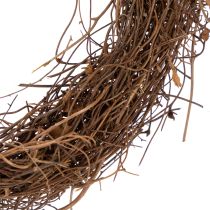 Produkt Naturalny wianek z winorośli Ø15cm, zestaw 10 sztuk - Idealny na jesień, Boże Narodzenie, Wielkanoc i dekoracje pogrzebowe
