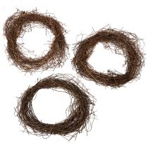 Produkt Naturalny wianek z winorośli Ø15cm, zestaw 10 sztuk - Idealny na jesień, Boże Narodzenie, Wielkanoc i dekoracje pogrzebowe