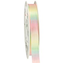 Produkt Wstążka tęczowa, pastelowa, dekoracyjna, wstążka prezentowa, 15mm, 18m