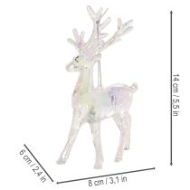 Produkt Akrylowe ozdoby choinkowe w kształcie reniferów, 14 cm, 4 sztuki