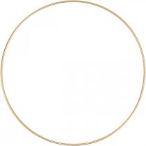 Metalowy pierścionek ozdobny pierścionek Scandi pierścionek deco z pętelką złoty Ø40cm 4szt
