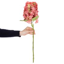 Produkt Sztuczny kwiat hortensji o eleganckim wyglądzie, stanowiący atrakcyjną ozdobę pomieszczenia, 62 cm