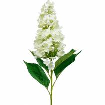 Wiecha Hortensja Kremowa Biała Sztuczna Hortensja Kwiat Jedwabiu 98cm