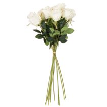 Produkt Sztuczny kwiat róży, długa łodyga, do wazonu, 62 cm, 12 sztuk
