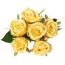 Produkt Bukiet róż do eleganckiej dekoracji salonu 44cm 6 szt.