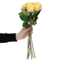 Produkt Bukiet róż do eleganckiej dekoracji salonu 44cm 6 szt.