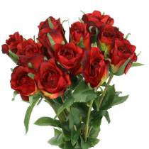 Czerwona róża 42 cm 12 sztuk