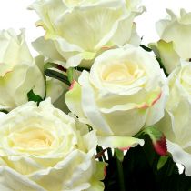 Bukiet róż biały, kremowy 55cm