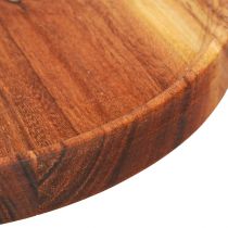 Produkt Okrągła taca wykonana z naturalnego olejowanego drewna akacjowego Ø30cm W2,5cm