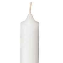 Produkt Świece rustykalne białe z podstawą stożkową 350/28mm 4 szt.