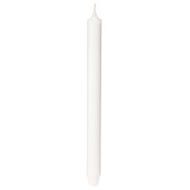Produkt Świece rustykalne białe z podstawą stożkową 350/28mm 4 szt.