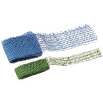 Produkt Rustykalna wstążka jutowa kolorowa mix kolorów 40/70mm 2m 10szt