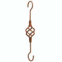 Produkt Hak S metalowy rdzawy ozdobny metalowy hak rdzawy antyczny 34cm