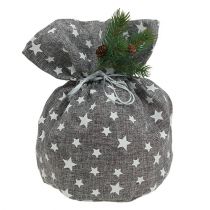 Torba Gwiazd Ø23cm W35cm Szara