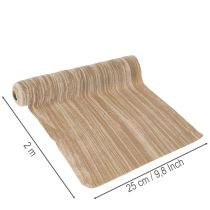 Produkt Bieżnik stołowy z aksamitu, welur gnieciony 25cm 2m