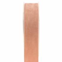 Produkt Wstążka aksamitna łosoś 25mm 7m