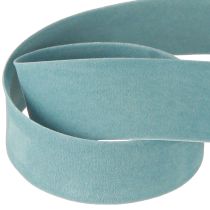 Produkt Wstążka aksamitna niebieska wstążka jubilerska jasnoniebieska 25mm 7m