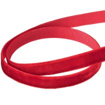 Produkt Wstążka dekoracyjna aksamitna Wstążka aksamitna czerwona 10mm 20m