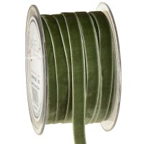 Produkt Wstążka aksamitna wstążka prezentowa wstążka dekoracyjna zielona W10mm 20m