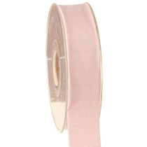 Produkt Wstążka aksamitna różowa 25mm 7m