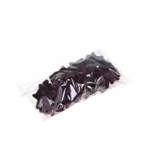 Produkt Ozdoba rozproszona gwiazdki flokowane aksamitne gwiazdki fioletowa jagoda 4/5cm 40 szt
