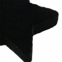 Produkt Ozdoba rozproszona gwiazdki aksamitna czarna 4/5cm 40 szt
