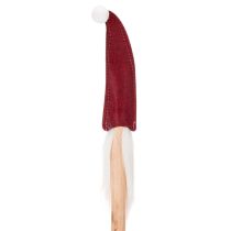 Produkt Dekoracyjne paliki świąteczne w kształcie elfów, Mikołaj w filcowym kapeluszu, 58 cm, 6 szt.