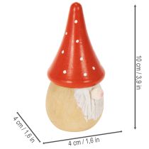 Produkt Miniaturowa figurka krasnala Muchomor czerwony dekoracja stołu 10 cm 6 szt.