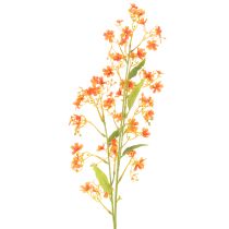 Produkt Sztuczny kwiat orchidei gałązka pomarańczowa filigranowa dekoracja pokoju 110cm 3 szt.