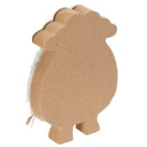 Produkt Drewniana ozdoba w kształcie owcy, śliczna figurka dekoracyjna na wiosnę i Wielkanoc, dekoracja stołu, 11 cm, 6 sztuk