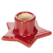 Produkt Świecznik gwiazda na świece stożkowe, adwentowe i bożonarodzeniowe, 8cm, 2 sztuki