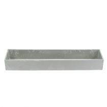 Produkt Miska kwadratowa szara 41,5cm x 10,5cm wys. 5cm