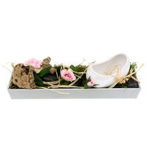 Produkt Miska dekoracyjna kwadratowa szara 32cm x 10,5cm wys. 5cm