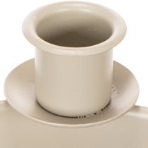 Produkt Świecznik z 4 uchwytami, nowoczesny wieniec adwentowy, beżowy, 15 cm
