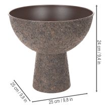 Produkt Doniczka okrągła na stojaku, nowoczesna, 25 cm