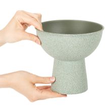 Produkt Nowoczesna okrągła donica na wysokiej podstawie, 18 cm