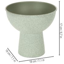 Produkt Nowoczesna okrągła donica na wysokiej podstawie, 18 cm