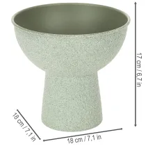 Produkt Nowoczesna okrągła donica na wysokiej podstawie, 18 cm