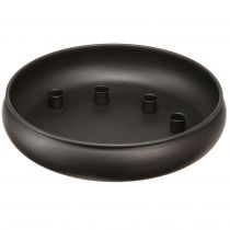 Produkt Miska z magnesem na świecznik czarna Ø33cm W7,5cm