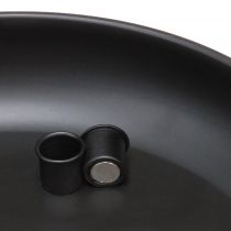 Produkt Miska z magnesem na świecznik czarna Ø33cm W7,5cm